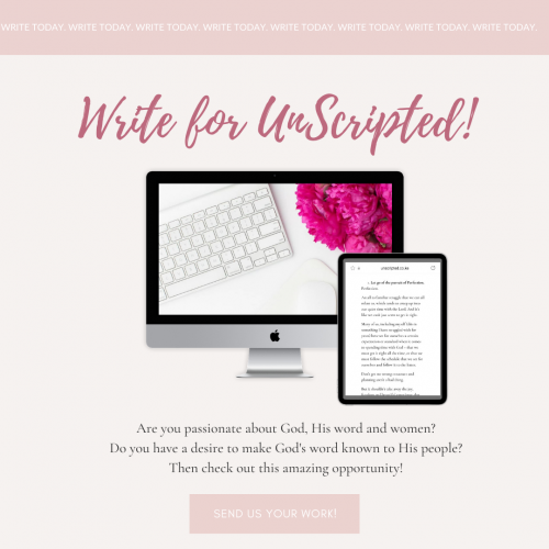 Write for UnScripted - webpage image